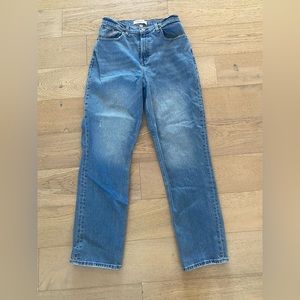 Abercrombie and Fitch The 90's Straight Ultra High Rise Curve Love 8 Reg